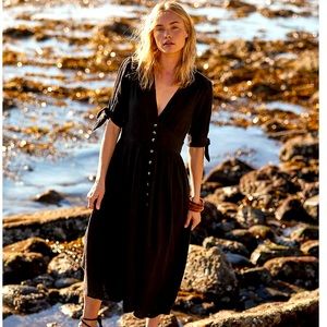 Free People Love of my Life dress in Black. Size Large.